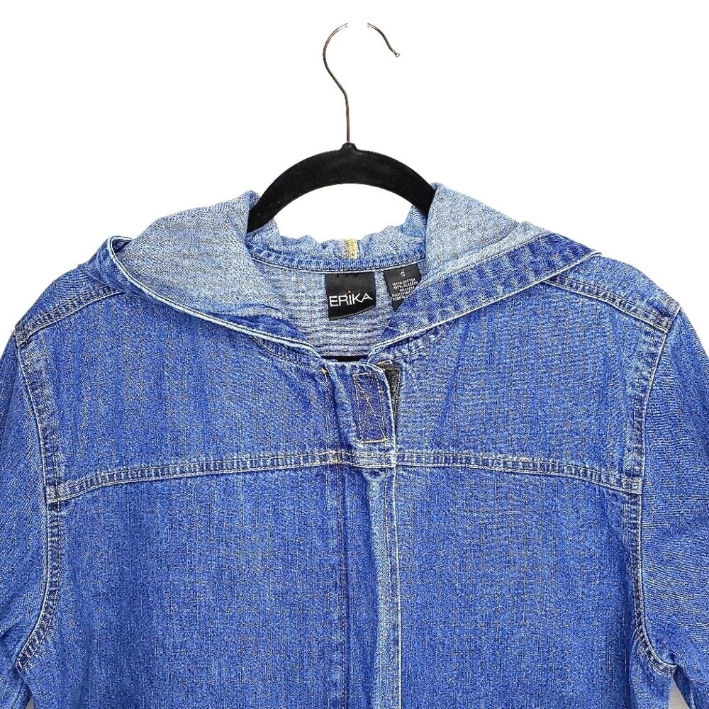 Erika denim jacket. Blur, Size Small. - Picture 10 of 10
